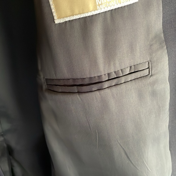 Michael Kors Suit Jacket 100% Wool - Size 42L- Navy Blue - Picture 10 of 12